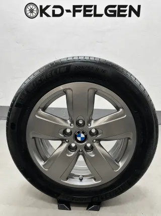 Original BMW 1er F40 2er F44 16 Zoll Sommerräder Styling Sternspeiche 517 Felgen - Bild 2