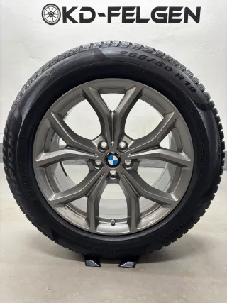 Original BMW X5 G05 X6 G06 Styling V-Speiche 734 19 Zoll Winterräder Alufelgen - Bild 4