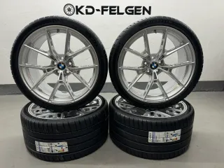 Original BMW 1063M 20/21 Zoll Sommerräder M2 G87 M3 G80 G81 M4 G82 M Performance Y-Speiche M1063 Alufelgen - Bild 1