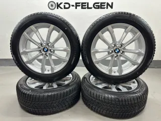 Original BMW V-Speiche Styling 691 X3 G01 X4 G02 19 Zoll Winterräder Alufelgen - Bild 1