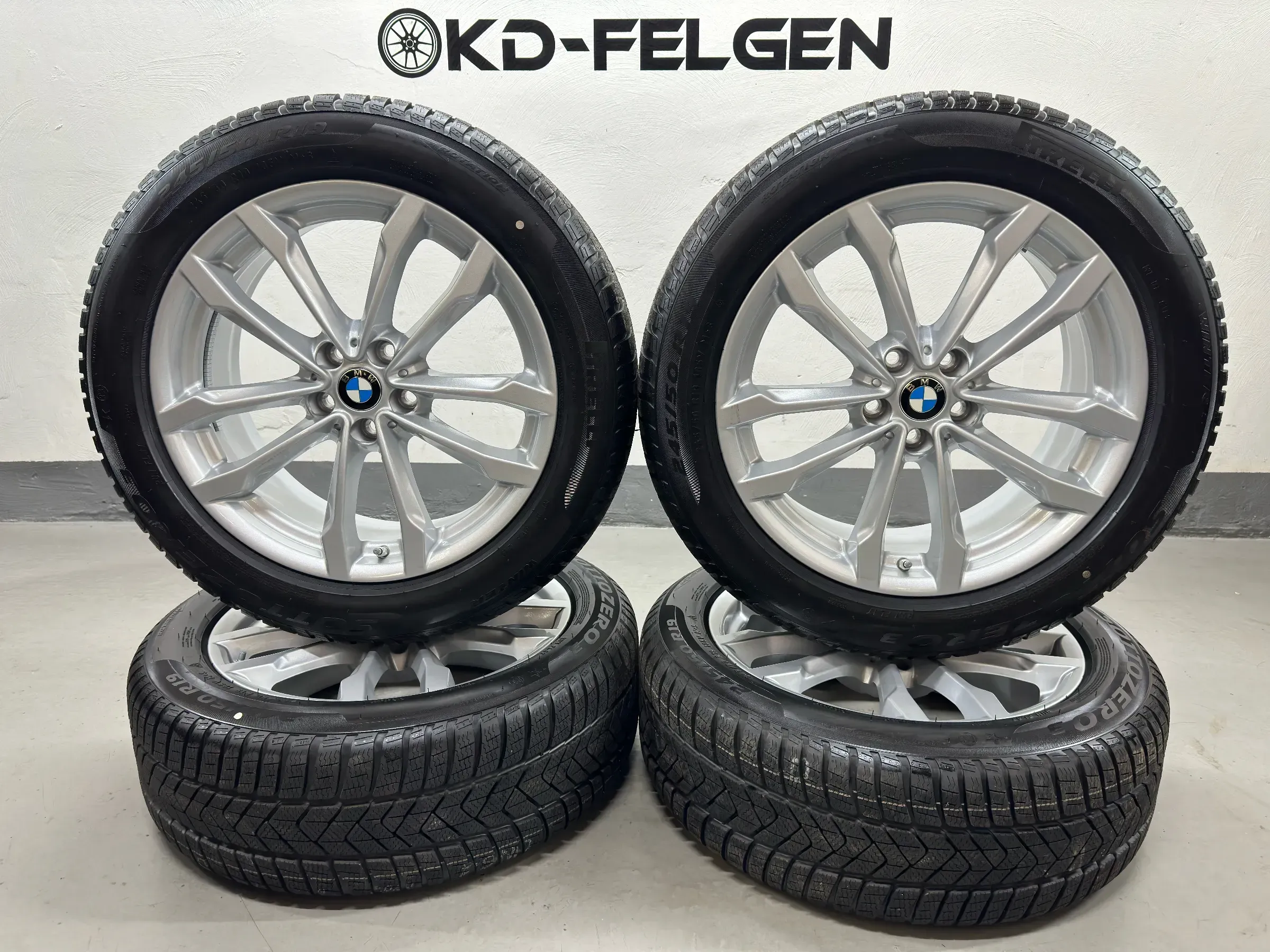 Original BMW V-Speiche Styling 691 X3 G01 X4 G02 19 Zoll Winterräder Alufelgen - Bild 1