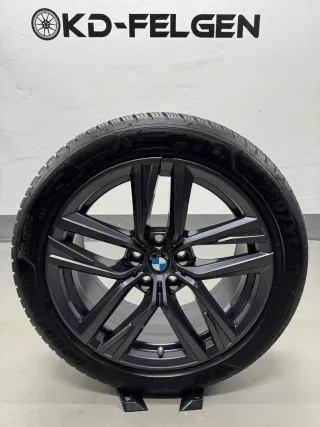 Original BMW Doppelspeiche Styling 853 18 Zoll Winterräder i4 4er G26 Felgen - Bild 2